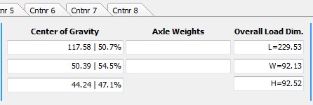 weight distrib tab