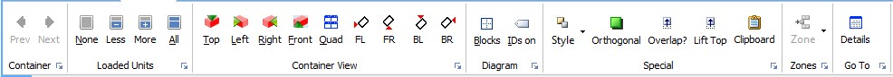 load plan control bar