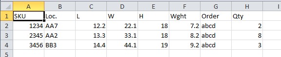 flexi excel file