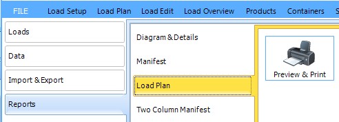 load plan report