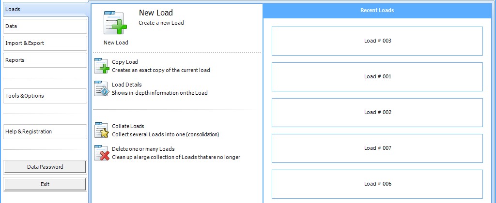 FILE Loads Page