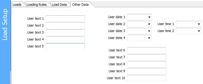 load setup other data